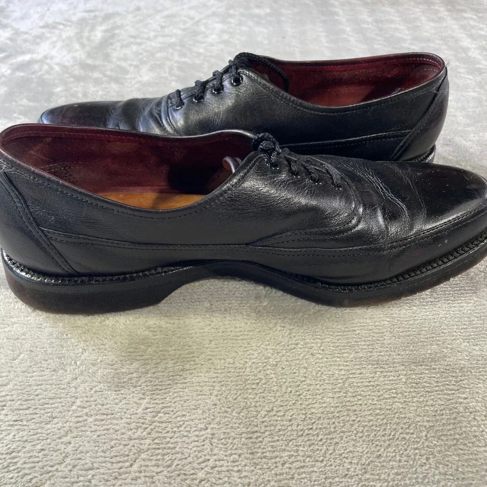 Allen Edmonds Dartmoor Oxford Dress Shoes  Mens 9.5 Black Leather USA Office